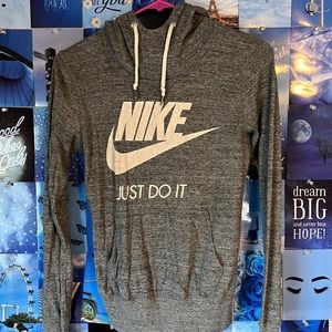 Grey nike hoodie